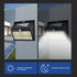 Generic 19ft 220 3 Solar Outdoor Lights, Solar Powered Motion Sensor Lights, with Wide Degrees Solar Wall Security