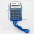 BAZIC Pocket Size Calculator, 8-Digit with Neck String, LCD Display, Small Standard Function Electronics, 6-Pack