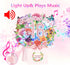 OLOSONG 16th 16 10 Inch 3D 2010 Sweet Birthday Cards, Light and Music Years Old Happy Birthday Card, Rose Lily Orchid