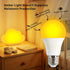 LQ BSDERA 1800K Bulbs 5W Bulbs, a19 E26/E27 3PK Amber Light for Sleep, Blue Light Free Light Promote Melatonin