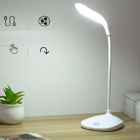 Nurnesy 3 3000K 6000K Adjustable LED Desk Lamp with Brightness Levels | Eye Caring - USB Reading Light for Home