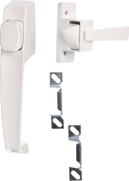 Wright Products V398WH Tie-Down Push Button Handle, 1-1/2 Inch, White
