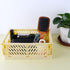 Tixill 2-Pack Mini Foldable Plastic Baskets for Organizing, Collapsible Storage Crate for Home, Kitchen & Office