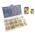370PCS Threaded Inserts Heat Inserts Kit M2 to M8 Brass Knurled Nuts for 3D Printing Accessories and Tools