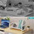 ELITEROO Mini Bookshelf for Desk, Desktop Bookcase, Single Cookbook Shelf, Tabletop Book Storage Rack, Tiny Book