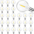 Blakapoo G40 LED Replacement Light Bulbs, 1W E12 Screw Base Shatterproof Clear Small
