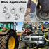 GPJYYDS 1/4-20 1/4" 304 50 Pack Serrated Flange Hex Nuts, Hexagon Flange Nuts, Stainless Steel, UNC Nuts Fasteners