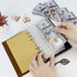 Koqye A6/A7 Cash Envelope, Loose Leaf Binder Dividers with Pockets for Budgeting Cash & Expense Envelopes (A6 Clear)