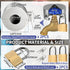 2 Pack 1-1/2 3 Inch Outdoor Faucet Lock, Water Hose Bib Spigot Locks Stainless Steel Cover & Brass Padlock Kits