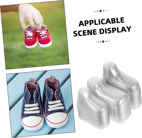 Sturdy Plastic Baby Booties Display Rack for Retail & Home