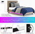 2 Set*9.84ft Color/Dimmable/Dynamic Sync/5V Under Bed Lights Motion Activated RGB LED Strip Light, App Control/Variety