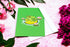 Green Frog Pop Up Card, Blank Frog Card with Envelope for Birthday, Kids Gift, Thank You, Get Well Soon