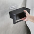YWHWXB Toilet Paper Holder with Shelf and Storage Cabinet,Wall Mounted Toilet Tissue Holder,Plastic Toilet Paper Roll