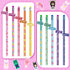 Glenmal 100 Pcs Scented Pencils for Kids, HB Graphite with Cartoon Pencil Toppers, Gift for School