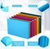 Tinlade 24 Pcs Hanging File Folders - Full Height Gusset Paper A4 Expanding Letter Size Hanging File Folders for