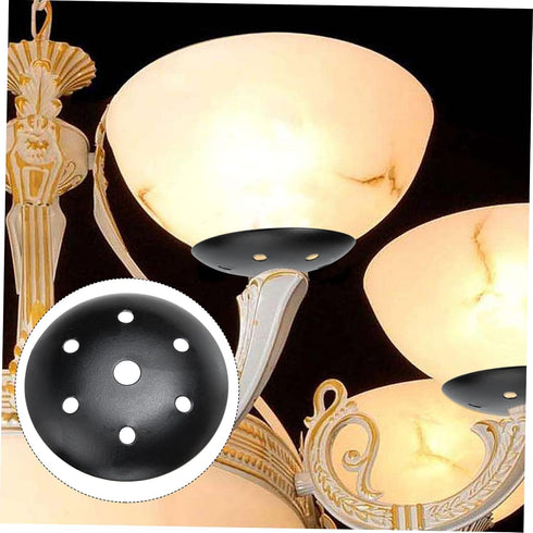 4pcs Ciieeo Lamp Base Ventilation Easy to Install Chassis for Chandelier and Desk Lamp Material Suitable for Diy