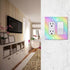 Cute Unicorn Galaxy Sky Wall Plate with Rainbow Pastel Clouds, 1 Gang Switch Plates for Light Receptacle Plug Cover