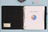Blue Sky ProView Legacy Black 3 Ring Binder, Letter Size, 1.5", Textured Faux Leather Cover, Holds 265 Sheets