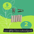 Sakura Mechanical Pencil Eraser Refills - Mechanical Pencil Erasers for Sakura XS-12 Pencil - 5 Erasers - 2 Metal Sleeves