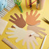 Multicultural Hand Cut Outs, Skin Tone Handprint Accents Paper Cutouts for Classroom Decoration, 50 Pieces