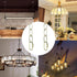 Amadget 20 Ft Lighting Chain with Connection Locks for Hanging Lamp, Chandelier, Pendant, Lantern, Swag Lamp