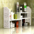 YGYQZ Small Bookshelf for Desktop Storage, Mini Cute Office Desk Shelves for Women and Kids