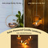 4-Pack) Solar Hanging Lanterns, Dragonfly Style Outdoor Chandelier, Waterproof Auto On/Off Solar Tea Lights for Garden