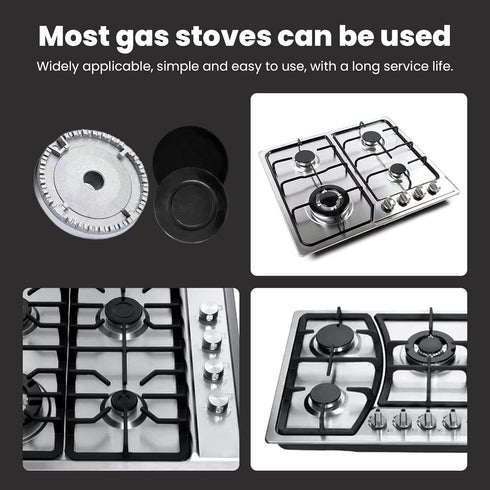 Btgghytr Set Set Oven Burners Flame Cover Burners And Flame Caps Stove Lid Replacement Metal Cookware Hat For Kitchen