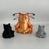 WDBAG Animal Eyeglass Holder Meditations Cats Statue Figurines Sunglasses Display Stand, Nightstand Home Desk Decors
