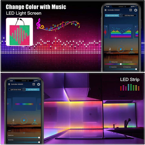 DARKPROOF WS2812B WS2811 SK6812 (1) LED Pixel Light WiFi Bluetooth IR Remote Combine Controller for Addressable RGBIC