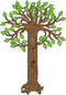 Carson Dellosa 64 pc Tree Bulletin Board Set with Tree Wall Decor and Leaf Cutouts for Classroom Fall Decorations