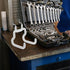 2pcs Mikikit Pegboard Hooks for Tool Organization Utility Accessories for Garage and Workbench Storage Space-Saving
