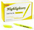 Shuttle Art 144 Pack Highlighters, Yellow Highlighter Pen Bulk, Non-Toxic Chisel Tip Markers for Home School Office