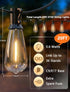 20Ft, 22 ST40 Bulbs E17 2700K Dimmable Oviejo LED Outdoor String Lights for Patio Waterproof Patio String Lights