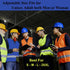 10 Pack 2 Blue Safety Vests - Reflective High Visibility Construction ANSI Class Work Vests for Men,Woman,Hi Vis Mesh