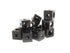 Corner Cube Black, 10x10x10mm, 12 pcs