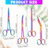 Tweezer(Colorful,4 BBTO Hemostat Curved and Straight Hemostat Forceps Piercing Pliers Forceps, Stainless Steel Straight