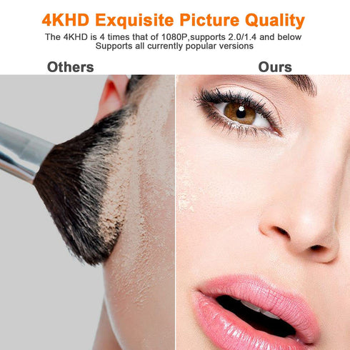 4K 4 Feet/2 Pack,High 18Gbps 2.0 Cord,4K@60Hz,2K,1080P,ARC 3D,Sturdy&Flexible&Untangled&Supreme PS5 Xbox+5 HDMI Cable