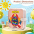 Qustikuri Cute Animal Touch Book Textured Sensory Toys for Autistic Children Disorder Fun Toys Autism Sensory Mats