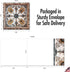 The Best Card Company Vintage Notecard with Envelope - 1 Blank All Occasion Card (4.8 x 6.6 Inch) - Classic Antique
