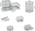 Desk Organizer for Office, 6 Pieces Mesh Desk Multi-functional Storage Set Office Supplies Accessories (Silver) by Uppmeant