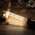 Dimmable T10 Edison LED Long Tubular Bulb, 8W Vintage Filament, 4000K Daylight White, E26 Base, 4 Pack