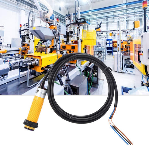 Garosa E3F-DS10C4 Proximity Sensors 18mm 3 Wire Inductive NPN DC10-30V 10mm Detection Switch