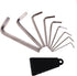 Cosmos L Shape Hexagon Hex Key Wrench Set, 9 Sizes Screwdriver Tool Kit