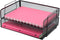Easepres 2 Tier STACKABLE Desktop Document Letter Tray Organizer - The Mesh Collection, Black