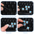 Exircy 50 3 PCS Blue Mechanical Keyboard Switches, Pin Blue Clicky Switches with Switch Puller Waterproof Keyboard