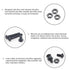 DYWISHKEY 360 Pieces M3 Hex Button Head Cap Bolts Screws Nuts Kit, 10.9 Grade Alloy Steel with Hex Wrench
