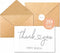 LUCYSALISA Thank You Cards with Envelopes, 20 Pack bulk White Thank You Cards