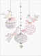 Tree-Free Greetings Holiday Greeting Cards - Bird Ornament Merry Christmas, Vintage Brown Recycled Paper, 10-Pack