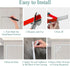 2 Project4.5IN*4.5IN PCS Carved Appliques Onlays, White PVC Corners Applique Flower Carvings Decals for Mirrors